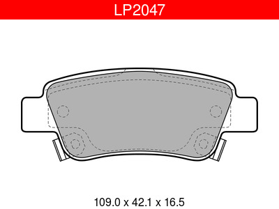 JARRUPALASARJA DELPHI TAKA, HONDA - Jarrupalasarjat - LP2047 - 1