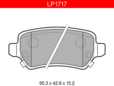 JARRUPALASARJA DELPHI TAKA, KIA, OPEL - Jarrupalasarjat - LP1717 - 1