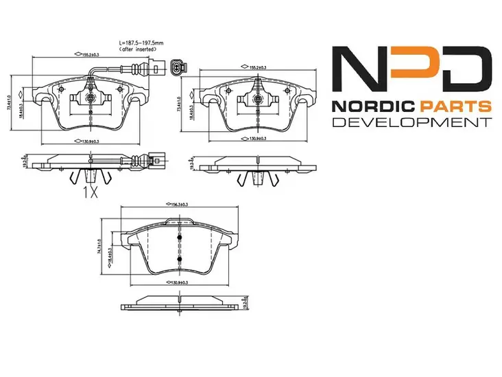 JARRUPALASARJA NPD ETU, VW - Jarrupalasarjat - BP10-1027 - 1