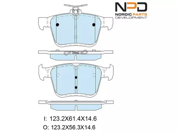 JARRUPALASARJA NPD TAKA, AUDI, CUPRA, SEAT, SKODA, VW - Jarrupalasarjat - BP10-1017 - 1