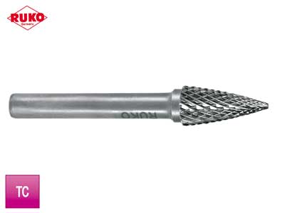 KOVAMETALLIVIILA RUKO 10.0MM G LUOTIM - Pyörivät kovametalliviilat - RU-116027 - 1