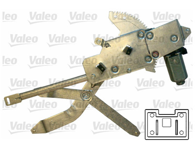 LASINNOSTIN TÄYD. ETU OIK. BMW 3-SRJ. E36 - Lasinnostimet - 1563-850037 - 1