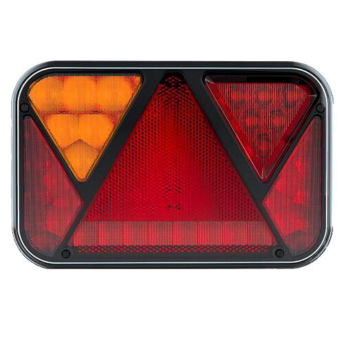 LED-TAKAVALO 12-15V VASEN IP68 200X130X50MM - LED-Perävaunuvalaisimet - 16237 - 1