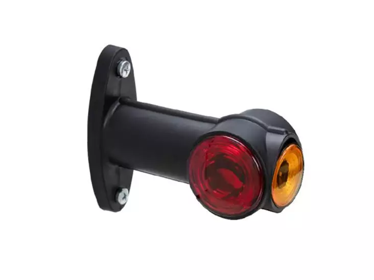 PROPLAST LED-ÄÄRIVALO KUMIVARSI 12-24V SUORA 90MM KIRKAS/PUNAINEN/KELTAINEN ADR - Kumivarsi äärivalot - 1608-6717 - 2