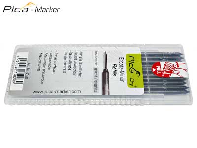 LYIJYPAKKAUS, PICA DRY,GRAFIITTI 10KPL - Merkintäkynät - 1782-00007 - 1