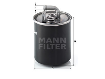POLTTOAINESUODATIN MANN, MB - Polttoainesodattimet - 1482-WK84217 - 1