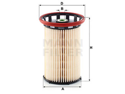 POLTTOAINESUODATIN MANN, VAG - Polttoainesodattimet - 1482-PU8007 - 1