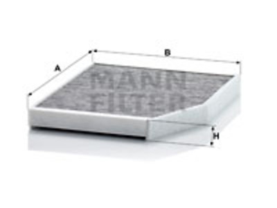 RAITISILMASUODATIN MANN, FORD - Raitisilmasuodattimet - 1482-CUK29007 - 1