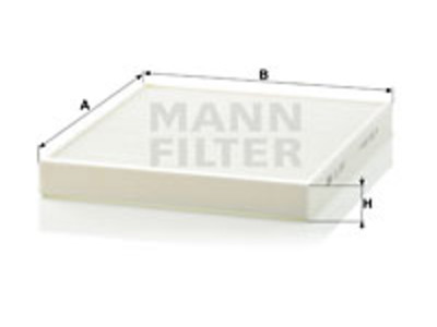 RAITISILMASUODATIN MANN, OPEL - Raitisilmasuodattimet - 1482-CU2757 - 1