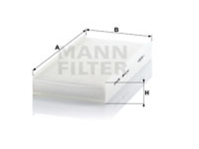 RAITISILMASUODATIN MANN, PSA - Raitisilmasuodattimet - 1482-CU3847 - 1