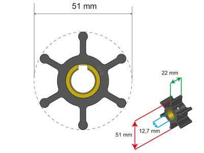 SIIPIPYÖRÄ HD - Veneen siipipyörät - 1798-0601007 - 1