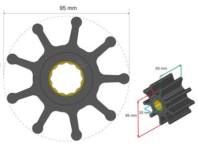 SIIPIPYÖRÄ HD - Veneen siipipyörät - 1798-0602027 - 1