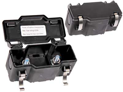 Sulakerasia vesitiivis 1x Mega sulakkeelle - Sulakerasiat Mega/Powerval sulakkeelle - 0100387 - 1