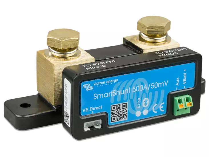 Victron Energy SmartShunt IP21 500A akkuvahti - Kaksoisakkureleet & jakodiodit veneeseen - 1702-87467 - 1