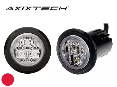 AXIXTECH UR03 PUNAINEN LED-VAROITUSVILKKU R65 - LED-tasovilkku - 1603-300567 - 1