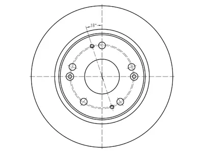 JARRULEVY 2 KPL/PKT, TAKA, HONDA - Jarrulevyt - 69-1047 - 1