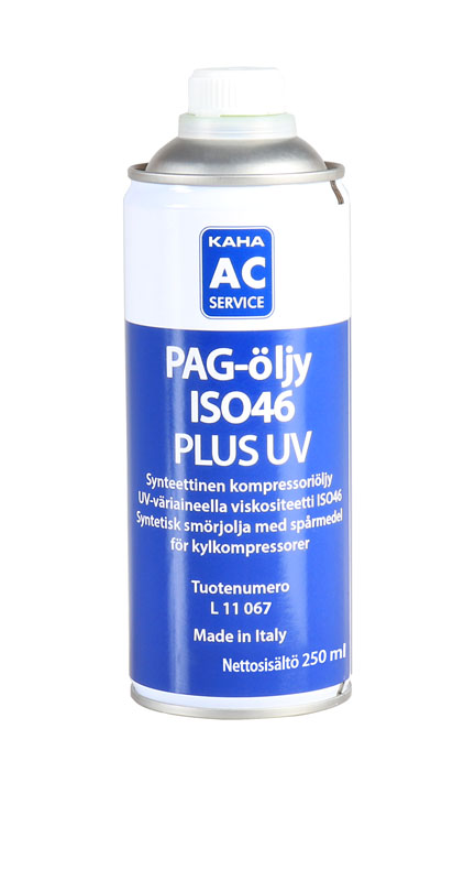 Kompressoriöljy PAG ISO 46 PLUS UV 250ml - Ilmastoinnin kompressoriöljyt - L11067 - 1
