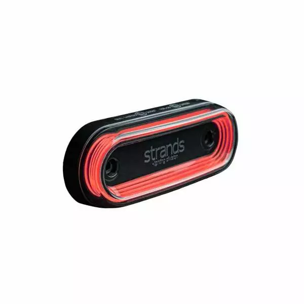 Strands FOR9T Gravity led-äärivalo - punainen 12-24V - Punaiset äärivalot - 1605-850457 - 1