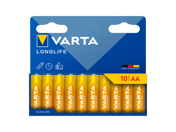 VARTA LONGLIFE AA PARISTO 10KPL - AA paristot - 1811-8740397 - 2