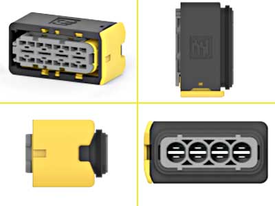 AMP HDSCS HYLSYRUNKO 6,3 4-NAP HARMAA GROUP E - 4-osaiset liitinrasiat - 1090-01488 - 1