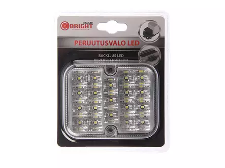 C-BRIGHT PERUUTUSVALO 19XLED 12-24V 100X80MM - LED-Perävaunuvalaisimet - 1-92408 - 1