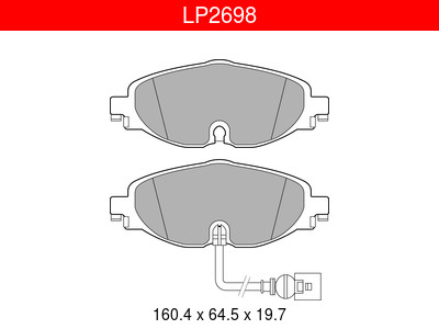 JARRUPALASARJA DELPHI ETU, AUDI SEAT SKODA VOLKSWAGEN - Jarrupalasarjat - LP2698 - 1