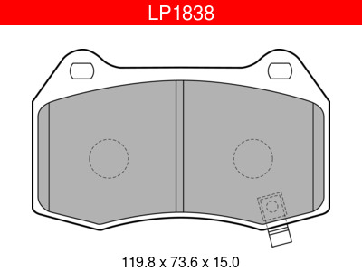 JARRUPALASARJA DELPHI ETU, NISSAN - Jarrupalasarjat - LP1838 - 1