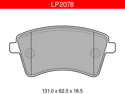 JARRUPALASARJA DELPHI ETU, RENAULT, MERCEDES - Jarrupalasarjat - LP2078 - 1
