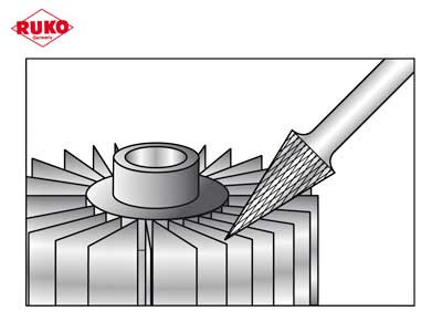 KOVAMETALLIVIILA RUKO 12.0MM M KARTIO - Pyörivät kovametalliviilat - RU-116038 - 2