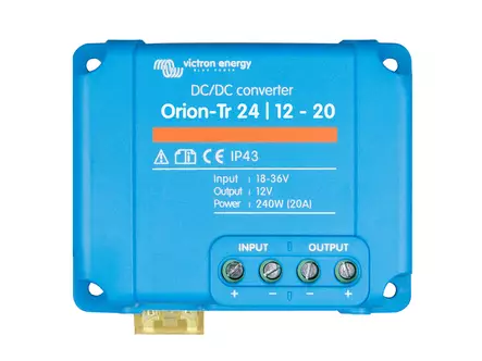 VICTRON ORION-TR KONVERTTERI 24/12-20A (240W) DC-DC - Jännitteen alentimet - 1702-87368 - 1