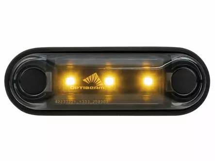 Optibeam Dark Phantom led-äärivalo 12-24V - Keltainen - Keltaiset äärivalot - 1608-3208 - 1