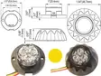 AXIXTECH KELTAINEN LED-VAROITUSVILKKU 12/24V FAL03 - LED-tasovilkku - 1603-300548 - 1