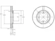 JARRULEVY DELPHI, 2 KPL / PKT, ETU, HONDA ACCORD - Jarrulevyt - BG2798 - 1
