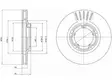 JARRULEVY DELPHI, 2 KPL / PKT, ETU, HYUNDAI H1 - Jarrulevyt - BG4098 - 1