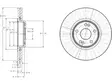 JARRULEVY DELPHI, 2 KPL / PKT, ETU, RENAULT LAGUNA - Jarrulevyt - BG3688 - 1