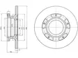 JARRULEVY DELPHI, 2 KPL / PKT, TAKA, FORD - Jarrulevyt - BG4008 - 1