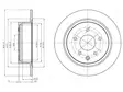 JARRULEVY DELPHI, 2 KPL / PKT, TAKA, NISSAN JUKE, QASHQAI - Jarrulevyt - BG4108 - 1