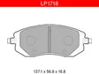 JARRUPALASARJA DELPHI ETU, SUBARU - Jarrupalasarjat - LP1718 - 1
