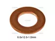 KUPARITIIVISTE 6X12X1,0MM - O-renkaat, stefat, tiivisteet - 52278 - 1