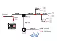Relejohtosaja 3 lisävalolle 3 x lattaliittimet 12V 300W - Johtosarjat 3:lle valolle - 1605-WK028 - 2
