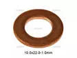 SUUTTIMEN POHJATIIVISTE 10X22X1,0MM - O-renkaat, stefat, tiivisteet - 52358 - 1