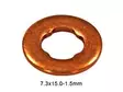 SUUTTIMEN POHJATIIVISTE 7,3X15X1,5MM - O-renkaat, stefat, tiivisteet - 52378 - 1