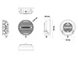 Optibeam Elite 9 Heated pyöreä led-lisävalo - Pyöreät lisävalot - 1605-NS2118 - 4