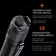 Fenix PD35R taskulamppu - 1700LM / USB-C / 18650 / 3400mAh - Taskulamput - 911708 - 4
