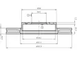JARRULEVY 2 KPL/PKT, ETU, AUDI, SEAT, SKODA, VW - Jarrulevyt - 69-1018 - 2