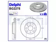 JARRULEVY DELPHI, 2 KPL / PKT, ETU - Jarrulevyt - BG2278 - 2