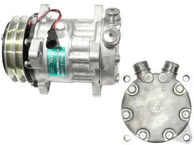 AC-KOMPRESSORI 12V SD7H15 - Ilmastointikompressorit yleismallit - 51-99288 - 1