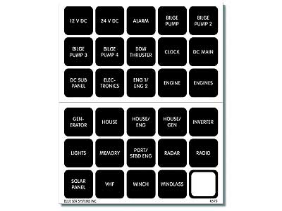 BLUE SEA TARRATEKSTISARJA 30KPL - Blue Sea Muut tarvikkeet - 1790-4218 - 1