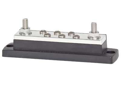 Blue Sea 2128 Maxi kytkentäkisko 250A 2x M8 - 6x M5 - Blue Sea Kytkentätarvikkeet - 1790-2128 - 1