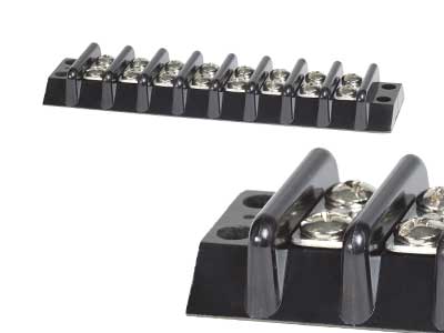 Blue Sea 2608 liitinrima 65A 8-osainen - Blue Sea Kytkentätarvikkeet - 1790-2608 - 1